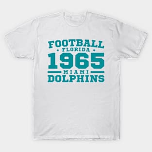 Football Florida 1965 Miami Dolphins T-Shirt